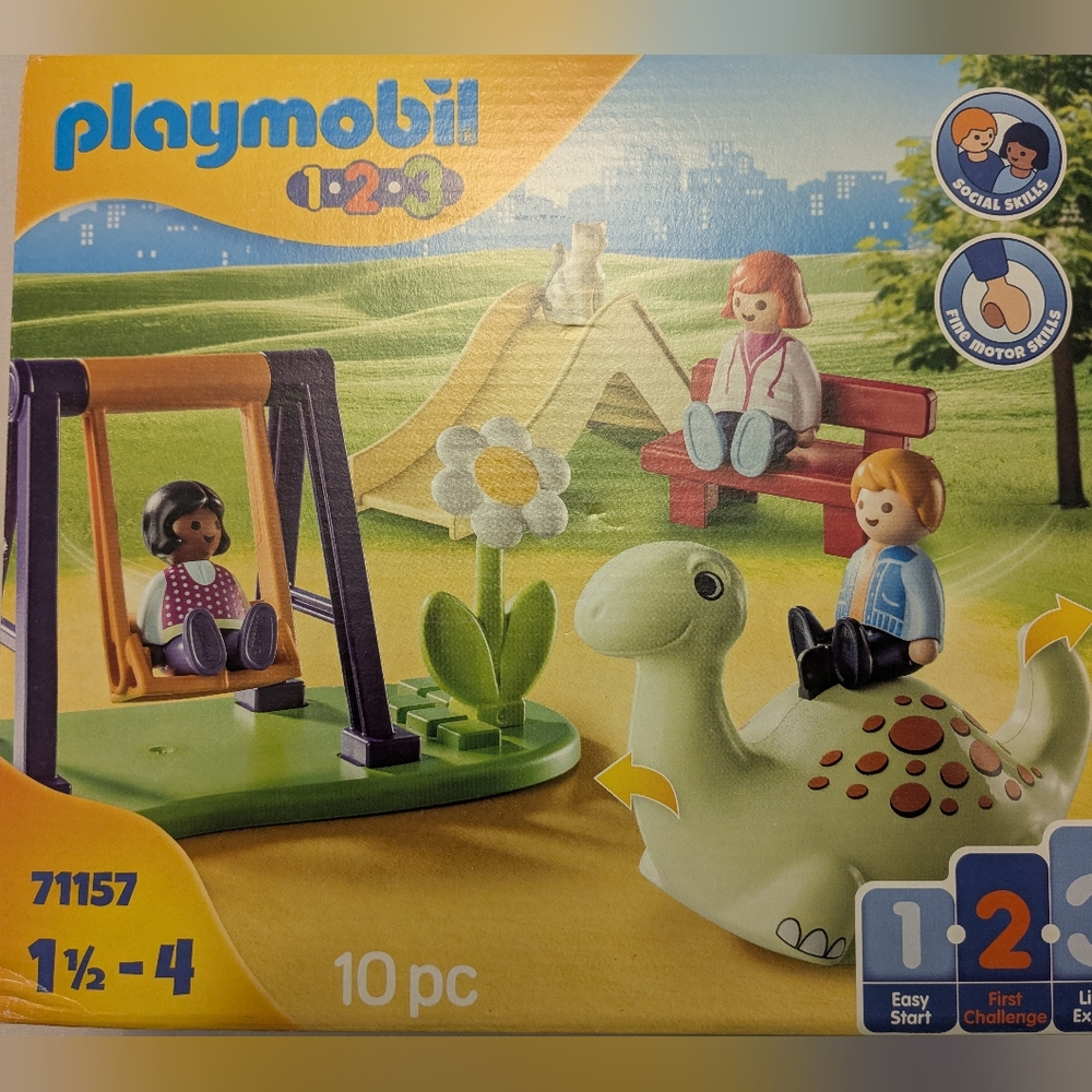 1.2.3 Playmobil Dino Playground Set